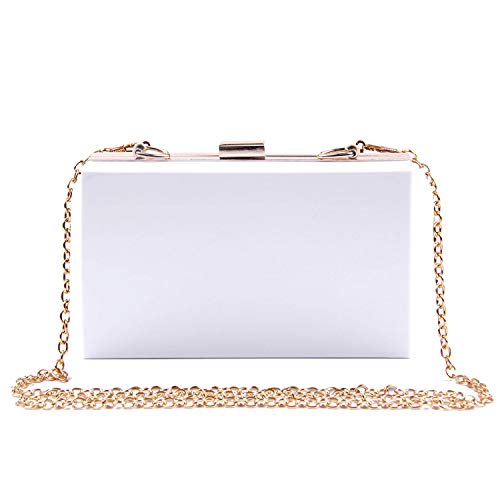 EVEOUT Frauen Acryl Transparente Abend Clutch Klare Box Gelee Handtasche Cross Body Handtasche Tasche Damen Geschenk von EVEOUT