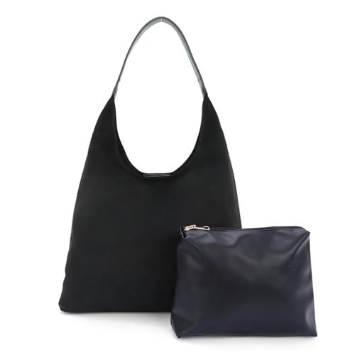 EVEOUT Wildleder Schultertaschen Damen Große minimal Umhängetaschen Suede Tote Hobo Taschen mit Beuteltasche Tragetasche Shopper für Arbeit Urlaub Reisen Hochschulen EVEOUT Wildleder Schultertaschen Damen Große minimal Umhängetaschen Suede Tote Hobo Taschen mit Beuteltasche Tragetasche Shopper für Arbeit Urlaub Reisen Hochschulen von EVEOUT