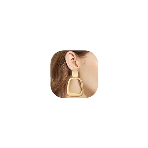 EVER FAITH 2 Paar Ohrclips Clip on Chunky Ohrringe Set Matte Gold & Silber Ohne Ohrlöcher Statement Geschenk für Damen EVER FAITH 2 Paar Ohrclips Clip on Chunky Ohrringe Set Matte Gold & Silber Ohne Ohrlöcher Statement Geschenk für Damen von EVER FAITH