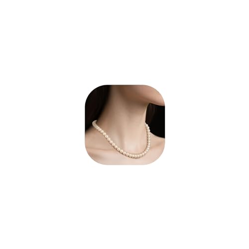 EVER FAITH 8mm Cream Perle Halskette mit Ohrstecker runde Kunstperlen Zarte Hochzeit Kostüm Ball Faux Perlen Schmuck für Damen EVER FAITH 8mm Cream Perle Halskette mit Ohrstecker runde Kunstperlen Zarte Hochzeit Kostüm Ball Faux Perlen Schmuck für Damen von EVER FAITH