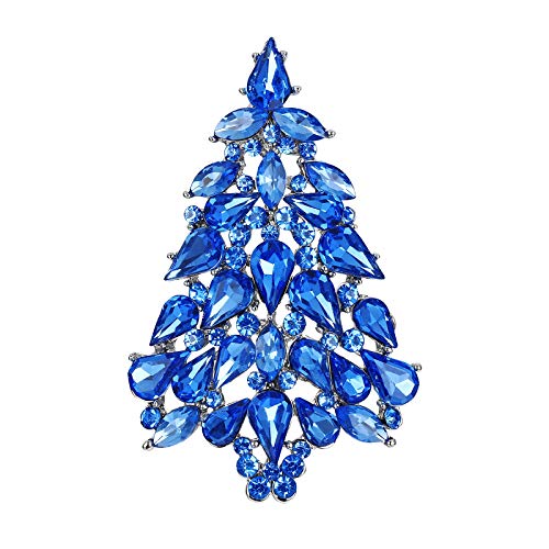 EVER FAITH Österreichische Kristall Party Wishing Tree Teardrop Brosche Pin Emerald Color Gold-Ton EVER FAITH Österreichische Kristall Party Wishing Tree Teardrop Brosche Pin Emerald Color Gold-Ton von EVER FAITH