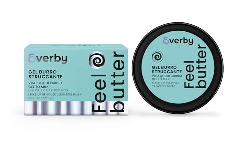 EVERBY | Feel Butter Make-up-Entferner 100 ml, mit Vitamin A C und Phytosterolen, Made in Italy von EVERBY