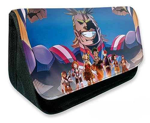 EVERLUCK My Hero Academia Anime Federmäppchen Bakugou Deku Manga Schreibwaren Tasche Boku no Hero Denki Ochaco Shoto Reißverschluss Federmäppchen, 04 Manga Hero, Einheitsgröße, Federmäppchen von EVERLUCK