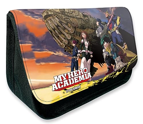 EVERLUCK My Hero Academia Anime Federmäppchen Bakugou Deku Manga Schreibwaren Tasche Boku no Hero Denki Ochaco Shoto Reißverschluss Federmäppchen, 25 Manga Hero, Einheitsgröße, Federmäppchen von EVERLUCK