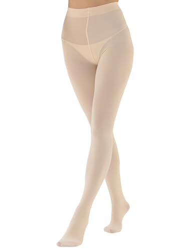 EVERSWE 80D Microfaser Damen Strumpfhose (L/XL, Ballet Pink) von EVERSWE