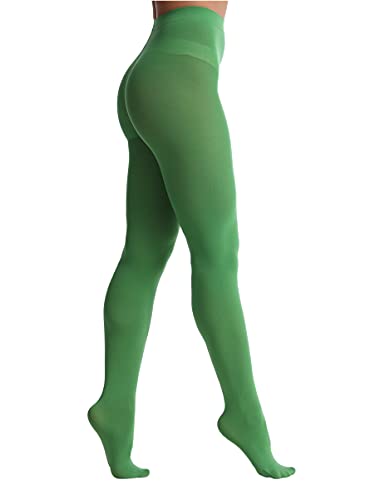 EVERSWE 80D Microfaser Damen Strumpfhose (L/XL, Clover Green) von EVERSWE