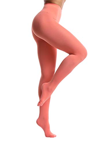 EVERSWE 80D Microfaser Damen Strumpfhoses (XXL-3XL, Living Coral) von EVERSWE