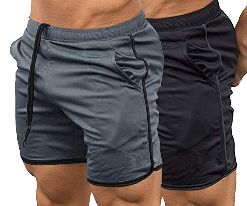 EVERWORTH Herren Gym Workout Boxen Shorts Running Short Pants Fitted Training Bodybuilding Jogger Short - Schwarz - Groß EVERWORTH Herren Gym Workout Boxen Shorts Running Short Pants Fitted Training Bodybuilding Jogger Short - Schwarz - Groß von EVERWORTH