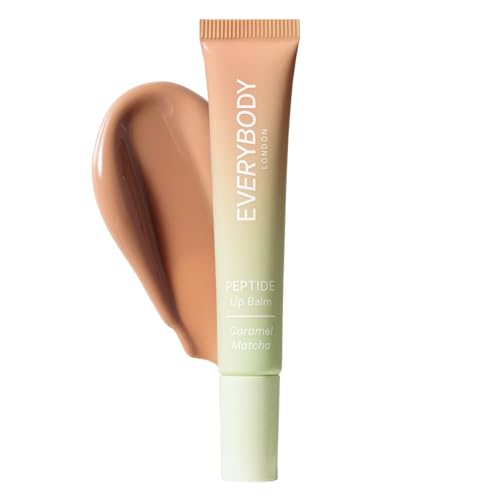 EVERYBODY LONDON Peptide Lip Balm Lavender Matcha, Feuchtigkeitsspendende Lippenlotion mit Peptiden und Matcha, Caramel Matcha von EVERYBODY LONDON