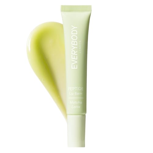 EVERYBODY LONDON Peptide Lip Balm Matcha, Feuchtigkeitsspendende Lippenlotion mit Peptiden und Matcha, Lavender Matcha von EVERYBODY LONDON