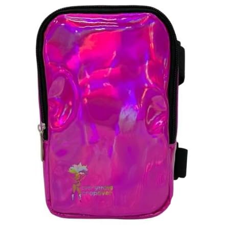 Holografische Oberschenkeltasche | Beingeschirr für Frauen | Outdoor Hüfttasche | Karneval Wandern Reisen Bauchtasche mit verstellbaren Trägern, Pink, Einheitsgröße, Normale Oberschenkeltasche von EVERYTHING CROPOVER