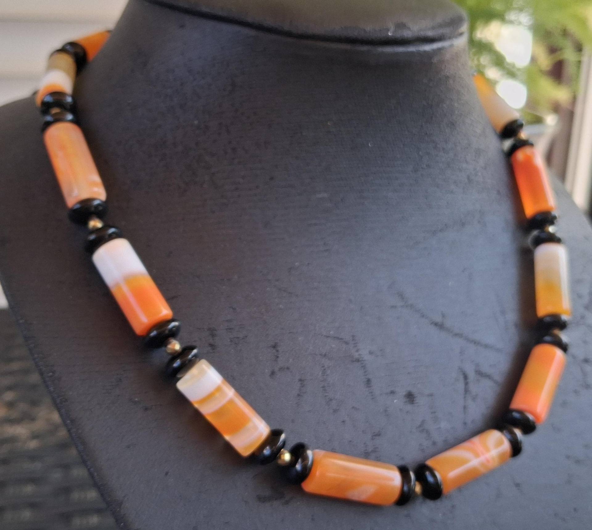Achat Kette Gelb Achat Kette Gelb von EVEdelsteinschmuck