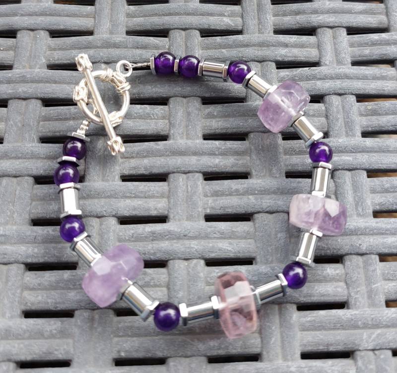 Amethyst-Ametrin Armband Amethyst-Ametrin Armband von EVEdelsteinschmuck
