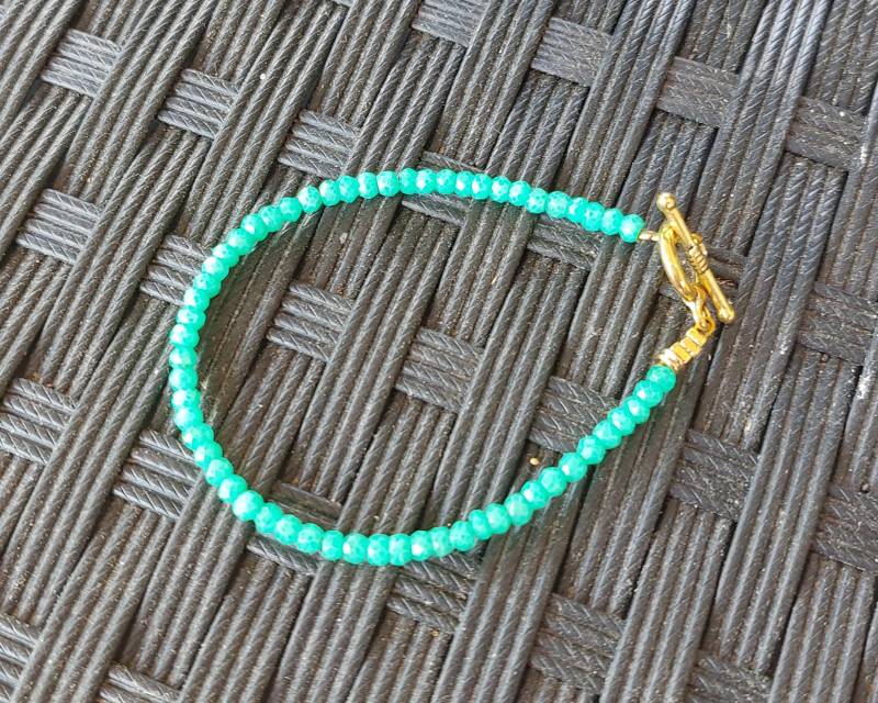 Chrysopras Armband Chrysopras Armband von EVEdelsteinschmuck