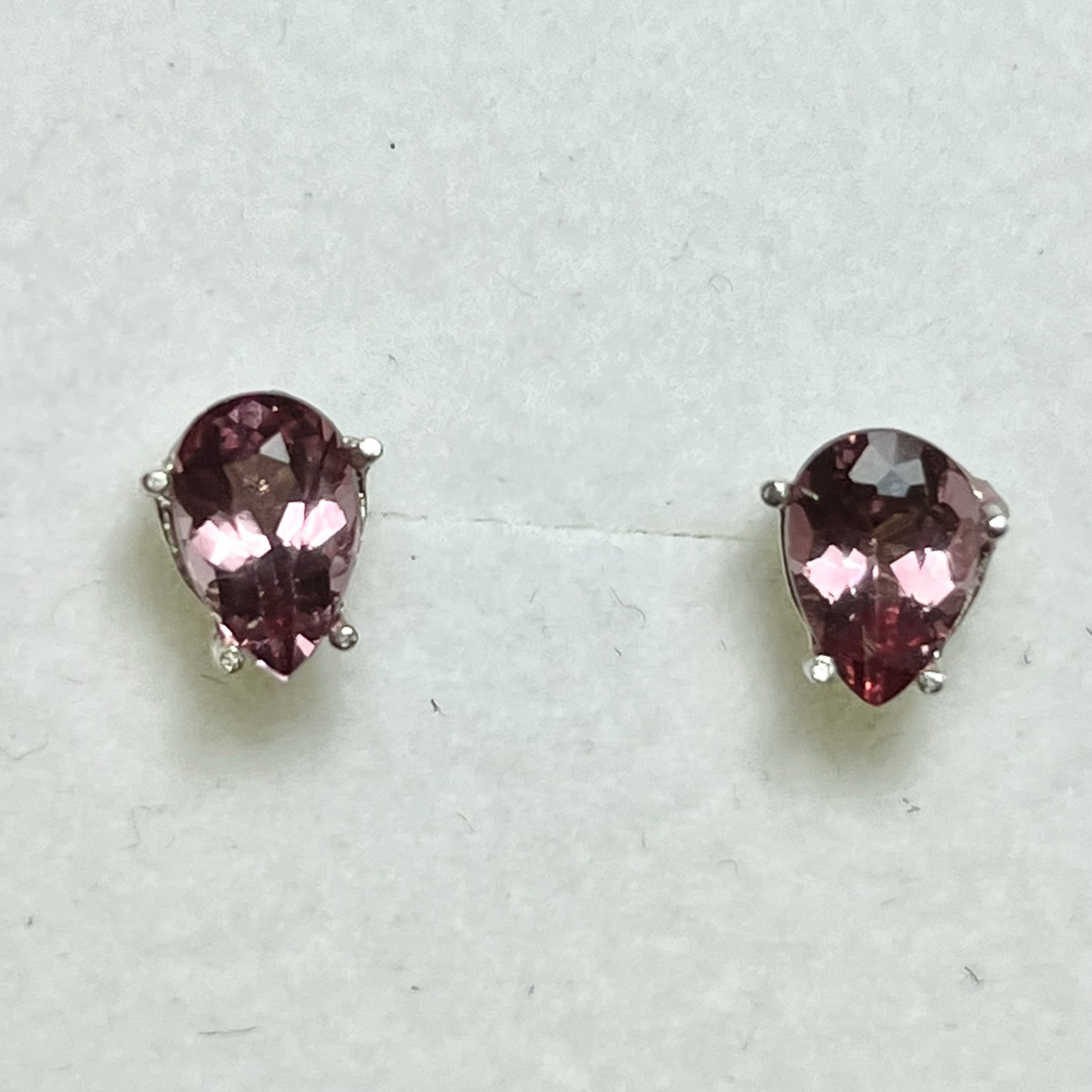 2.2Ct Ultra Seltene Natürliche Rosa Apatit Silber 925 9Ct 14K 18K 375 585 750 Weiß Gelb Rose Rot Gold Platin Palladium Ohrstecker von EVGAD