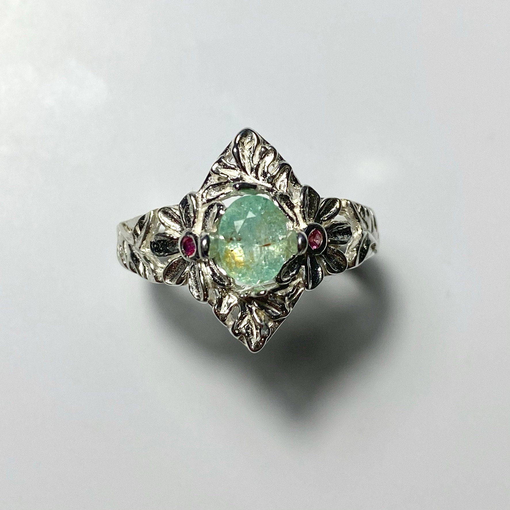 Zertifizierter 0, 55Ct Natürlicher Paraiba Blauer Turmalin 925Er Silber 9Ct 14K 18K Gelb Weißes Roségold Platin Palladium Verlobungsring von EVGAD