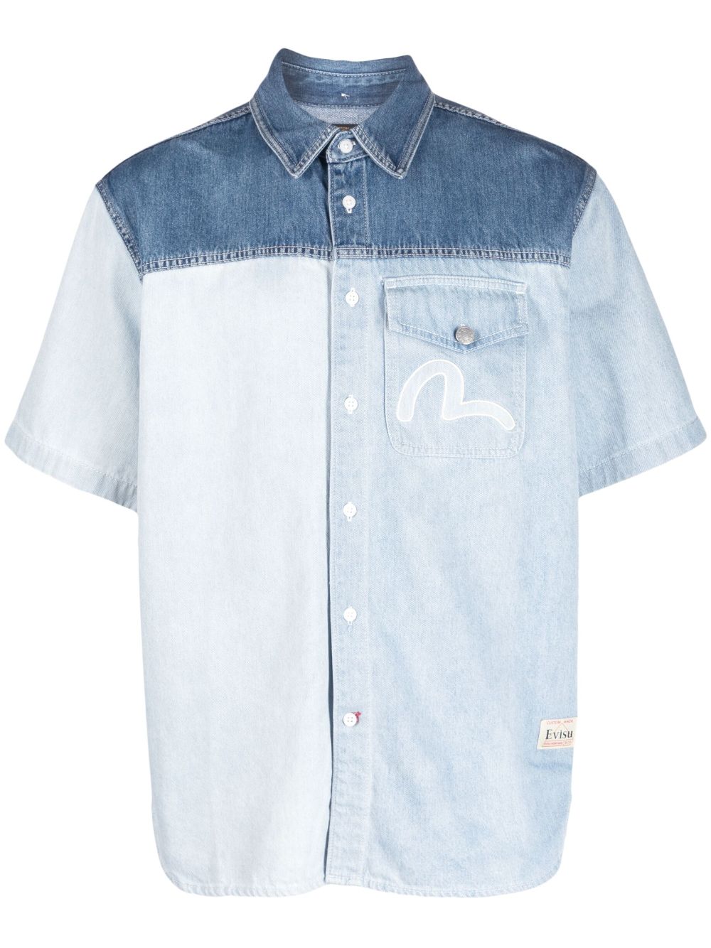 EVISU Jeanshemd mit Logo-Stickerei - Blau von EVISU