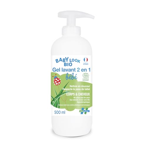 BABY LOOK BIO – 500 ml – 2-in-1 Waschgel für Babys – Körper und Haare – Mit Bio-Aloe Vera – Naturkosmetik – Hypoallergen – Ab Geburt BABY LOOK BIO – 500 ml – 2-in-1 Waschgel für Babys – Körper und Haare – Mit Bio-Aloe Vera – Naturkosmetik – Hypoallergen – Ab Geburt von EVOLUPLUS