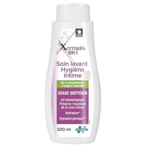 Xermatis BIO – Intimwaschgel 500 ml – Bio Intimpflege für Frauen – Empfindliche Haut – COSMOS ORGANIC zertifiziert – Ohne Seife – Für die tägliche Anwendung Xermatis BIO – Intimwaschgel 500 ml – Bio Intimpflege für Frauen – Empfindliche Haut – COSMOS ORGANIC zertifiziert – Ohne Seife – Für die tägliche Anwendung von EVOLUPLUS