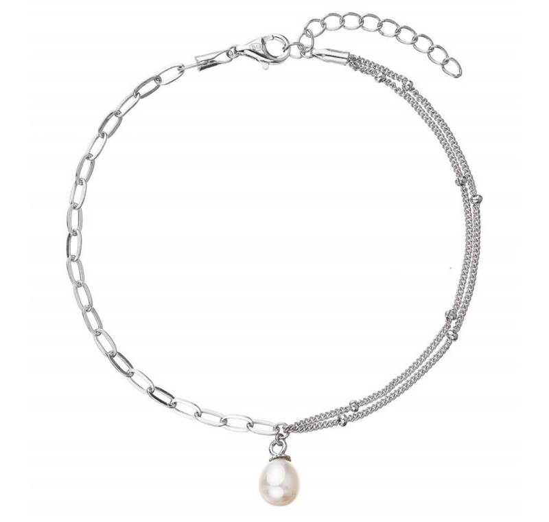 EVOLUTION Armband Silberarmband mit echter Süßwasserperle 23014.1 von EVOLUTION