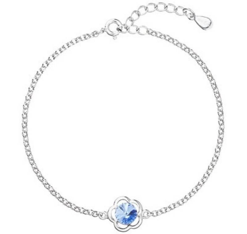 EVOLUTION Armband Silver bracelet with Swarovski crystal 33117.3 Lt. Sapphire von EVOLUTION