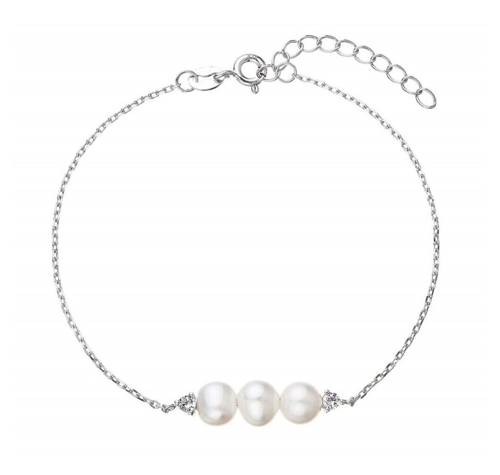EVOLUTION Armband Zartes Silberarmband mit Flussperlen und Zirkonen 23018.1 EVOLUTION Armband Zartes Silberarmband mit Flussperlen und Zirkonen 23018.1 von EVOLUTION