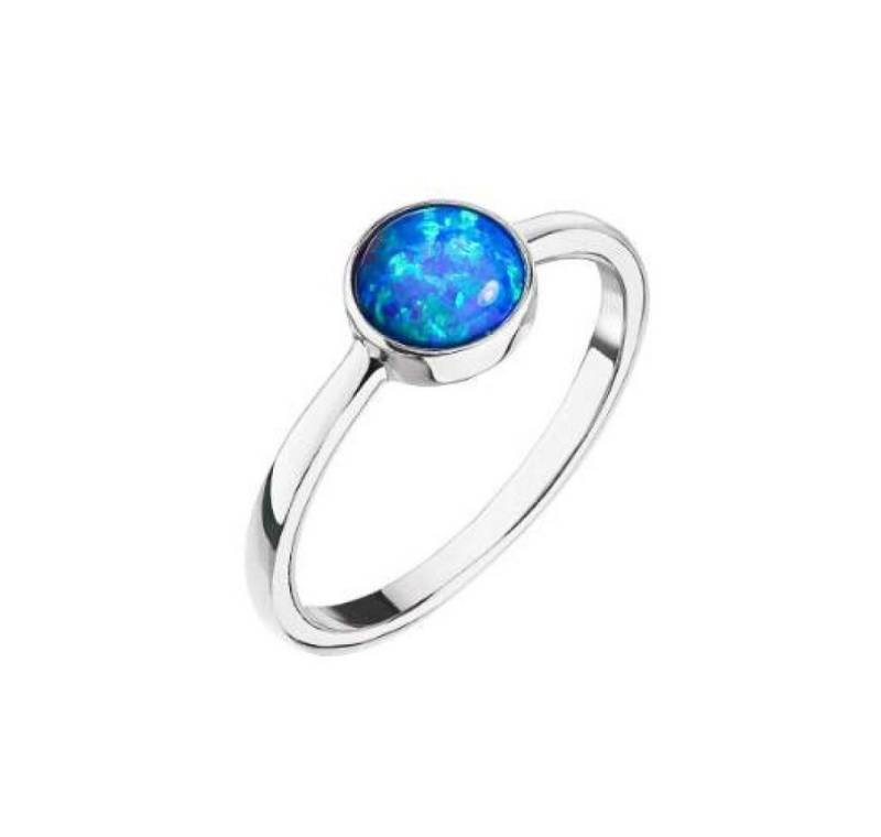 EVOLUTION Fingerring Silver ring with blue opal 15001.3 - Circuit: 52 mm von EVOLUTION