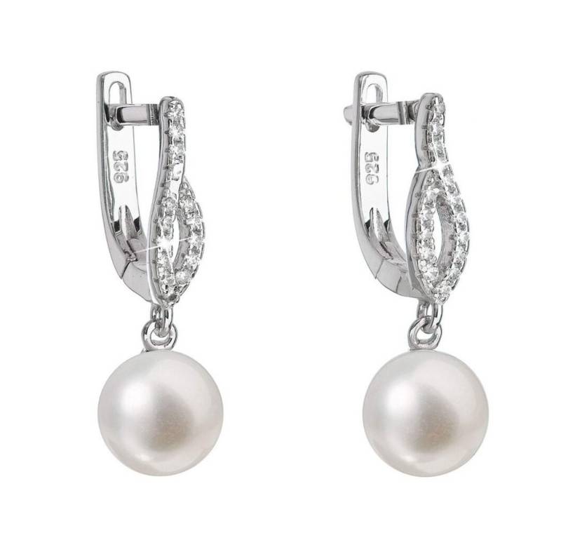 EVOLUTION Ohrring-Set Beautiful silver earrings with real pearls 21027.1 von EVOLUTION