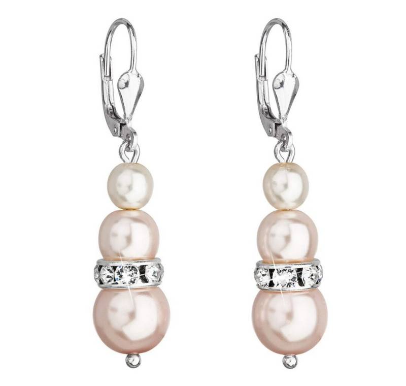 EVOLUTION Ohrring-Set Charming pearl earrings with crystals 31150.3 von EVOLUTION