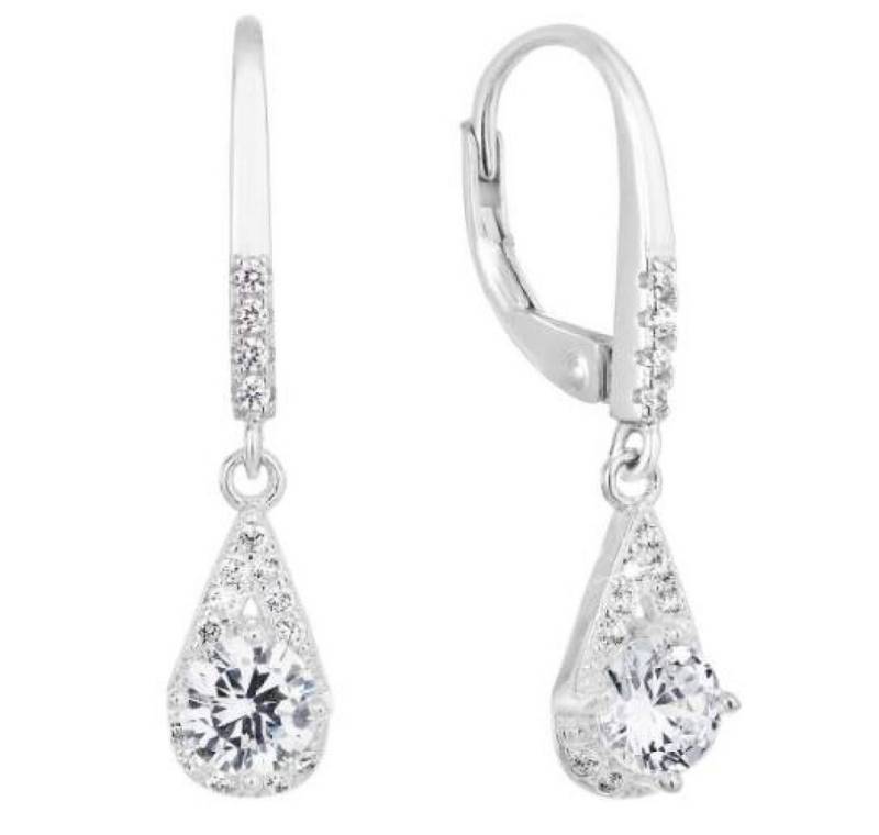 EVOLUTION Ohrring-Set Charming silver earrings with zircons 11305.1 von EVOLUTION