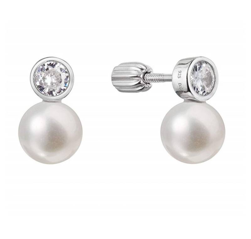 EVOLUTION Ohrring-Set Elegante Ohrstecker mit echten Perlen 21090.1B von EVOLUTION