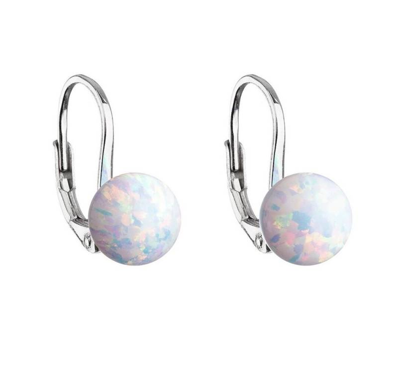 EVOLUTION Ohrring-Set Glittering silver earrings with synthetic opal 11245.1 von EVOLUTION