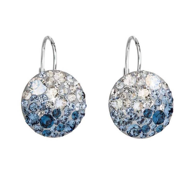 EVOLUTION Ohrring-Set Silver Crystal Earrings 31176.3 Ice Blue von EVOLUTION