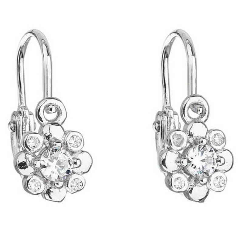 EVOLUTION Ohrring-Set Silver children´s earrings with clear zircons 11174.1 von EVOLUTION