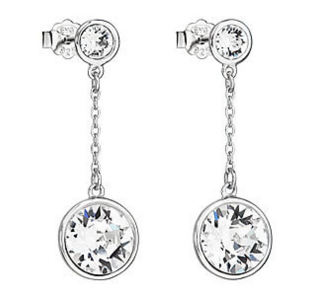 EVOLUTION Ohrring-Set Silver earrings with crystals 31269.1 von EVOLUTION