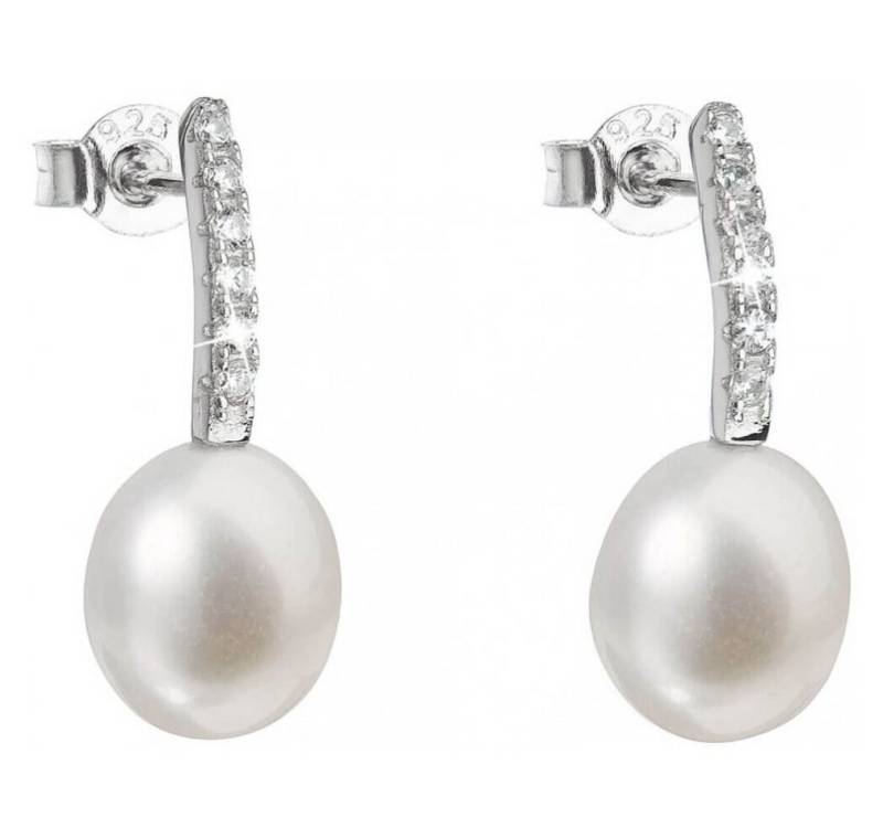 EVOLUTION Ohrring-Set Silver earrings with pearls Pavon 21034.1 von EVOLUTION
