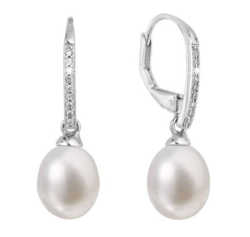 EVOLUTION Ohrring-Set Silver earrings with real pearls 21060.1 von EVOLUTION