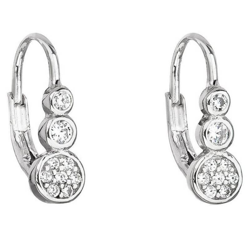 EVOLUTION Ohrring-Set Silver earrings with zircon in white 11179.1 von EVOLUTION