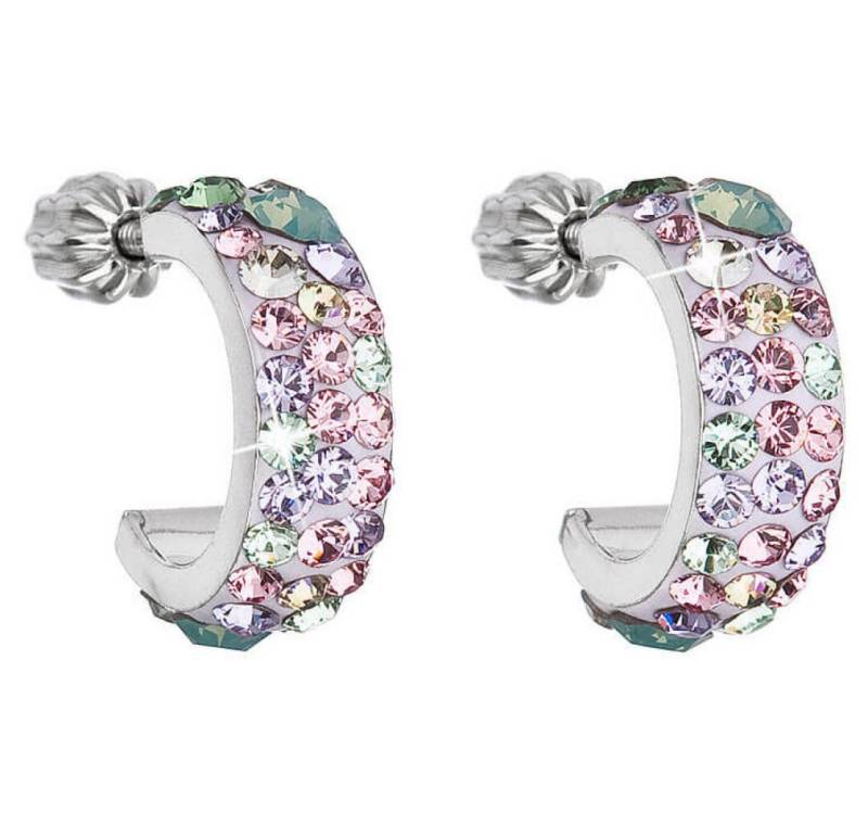EVOLUTION Ohrring-Set Stylish earrings with crystals 31118.3 Sakura von EVOLUTION