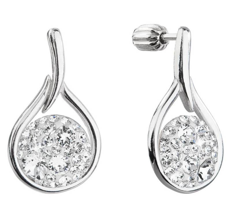 EVOLUTION Ohrring-Set Timeless silver earrings with Swarovski 31305.1 von EVOLUTION