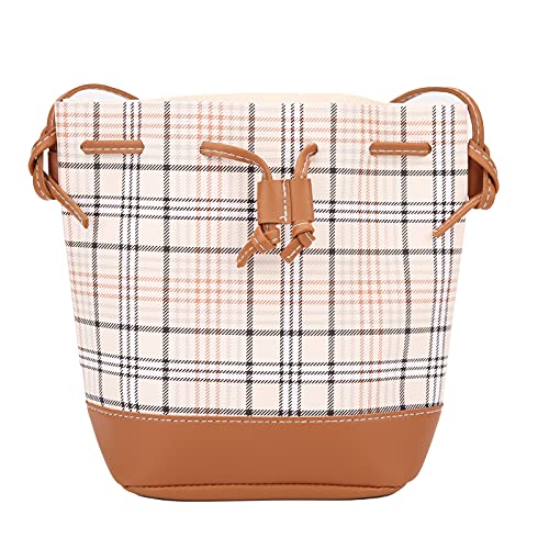 EVTSCAN Handtasche tragbare Frauen PU Leder Polyester Einkaufstasche für Reisepicknickparty von EVTSCAN