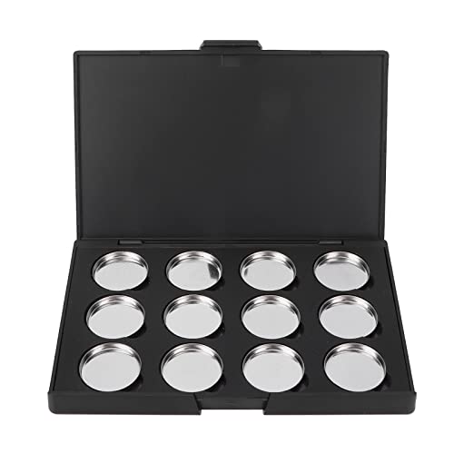 Leere Magnetische Lidschatten-Palette, Tragbare DIY-Make-up-Palette Mit Runder Metallpfanne Für Rouge (26 Mm) von EVTSCAN