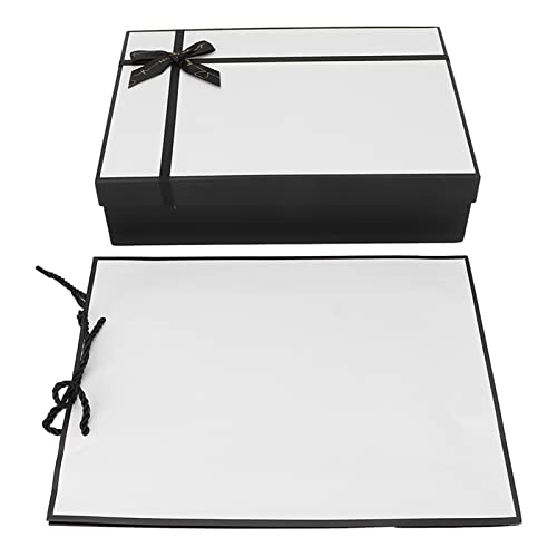 Schwarz-weiße Geschenkboxen Mit Schleife, Ideal Für Hochzeiten, Halloween, Geburtstage, Partys von EVTSCAN