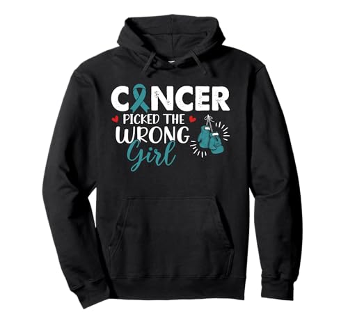 Krebs hat das falsche Mädchen ausgewählt VAGINALES Krebsbewusstsein Pullover Hoodie Krebs hat das falsche Mädchen ausgewählt VAGINALES Krebsbewusstsein Pullover Hoodie von EWD Cancer Awareness Apparel
