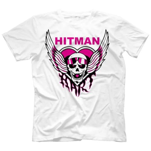 Bret The Hitman Hart - Hitman Hart T-Shirt White M von EWDrtuiTG
