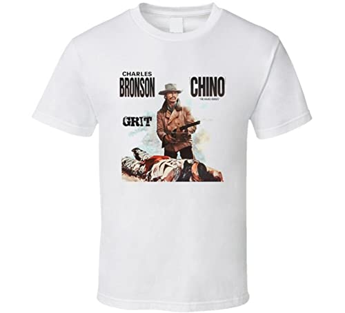 Chino Charles Bronson Movie T Shirt White S Chino Charles Bronson Movie T Shirt White S von EWDrtuiTG