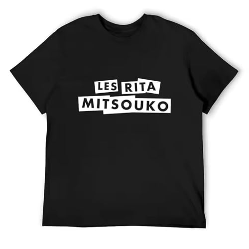 Les Rita Mitsouko T-Shirt Vintage t Shirt Men Black XXL von EWDrtuiTG