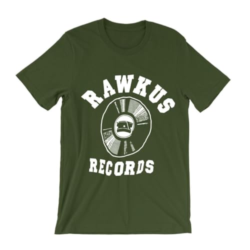 Rawkus Records Shirt -Independent 90s Golden Era Hip Hop Black Star Company Flow Green XL von EWDrtuiTG