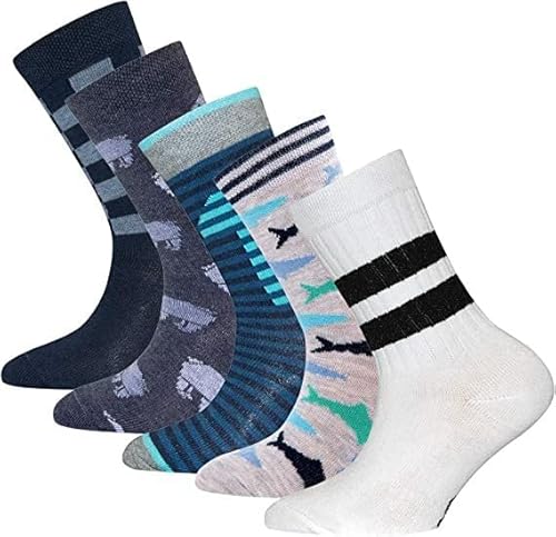 EWERS 5er Pack ÜBERRASCHUNGSPAKET SONDERPOSTEN Jungensocken - individuell gefüllt - 5 Paar Socken aus Baumwolle für Jungen, Größe 16-17 von EWERS