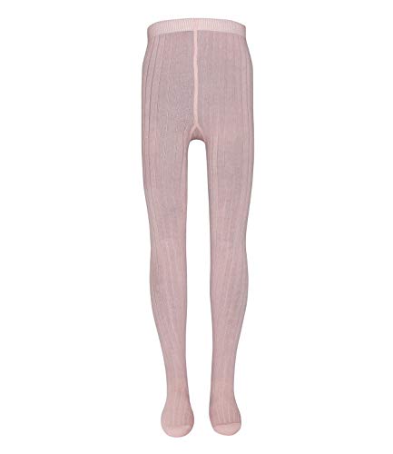 EWERS Baby- und Kinderstrumpfhose für Mädchen Rippe Rippstruktur, MADE IN EUROPE, Strumpfhose Baumwolle Uni Basic 98-104 von EWERS